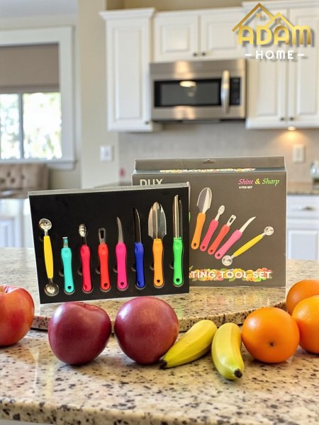 طقم ادوات تقطيع فواكه ملون