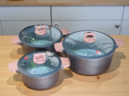 طقم طناجر UCC LIFE ٦ قطع