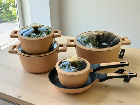 طقم طناجر Food appeal ٩ قطع