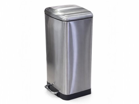 سطل نفايات ٤٠ لتر فضي