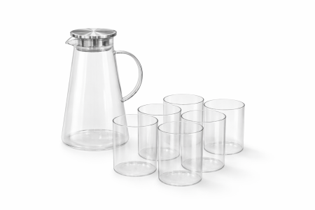 طقم شاف مع ٦ كاسات حراري food appeal