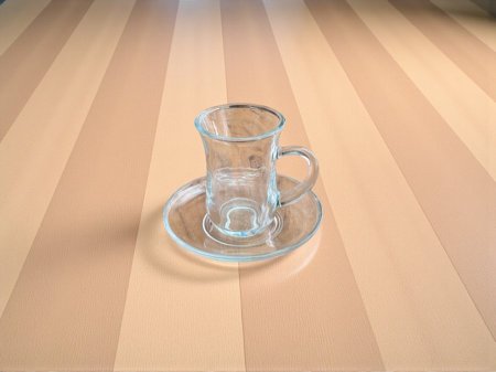 طقم كاسات شاي ٦ قطع