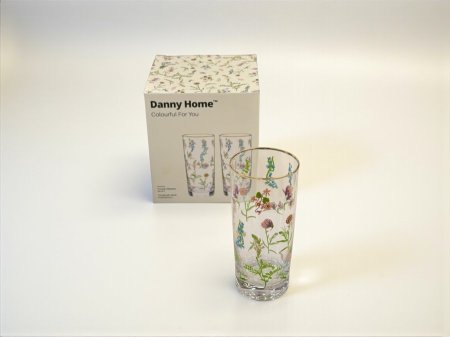 طقم كاسات مورد ٤قطع  Danny home