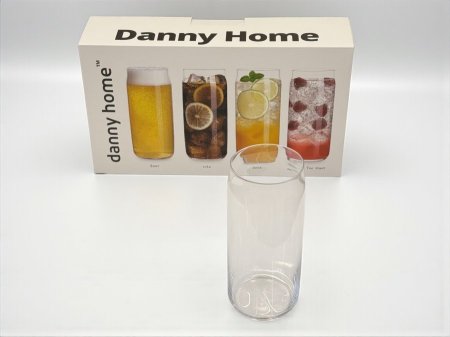 طقم كاسات شفاف ٧٥٠ مل Danny home