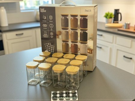 علب بهارات زجاج Food Appeal