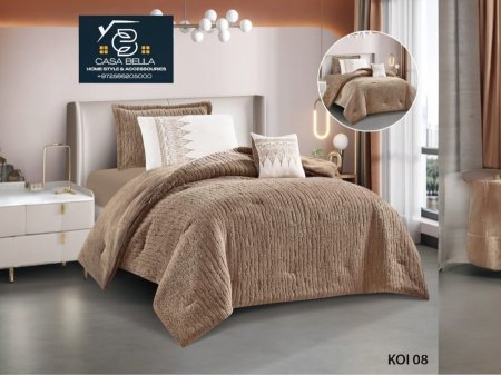 طقم لحاف شتوي مفرد ٥ قطع