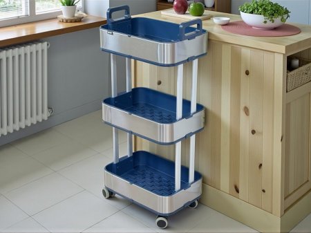 سلة خضار ستانلس ٣ طبقات